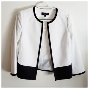 NWT Talbots Petite Black and White Jacket